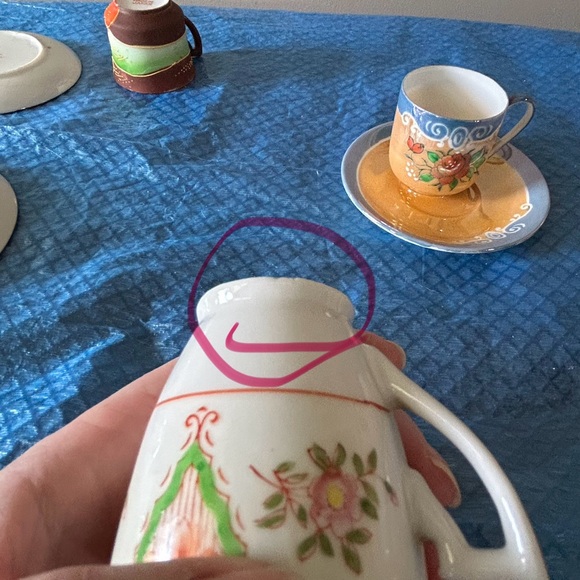 Beautiful Bundle  Japanese Demitasse Cup and Saucer sets - Made in Japan - Picture 8 of 14